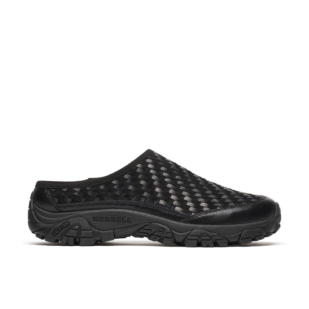 Merrell-Unisex Moab 2 Slide Leather Woven 1TRL Casual Slip Ons