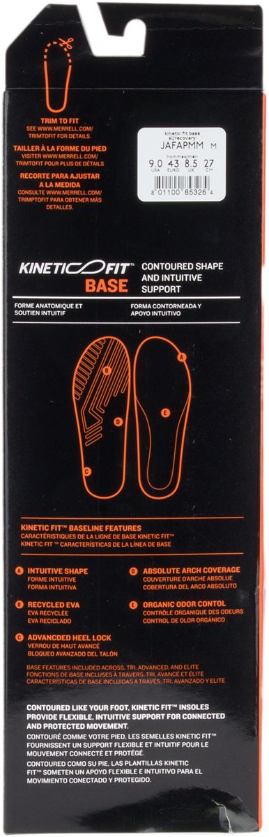 Merrell-Women - Kinetic Fit™ Base AL Footbed - Insoles