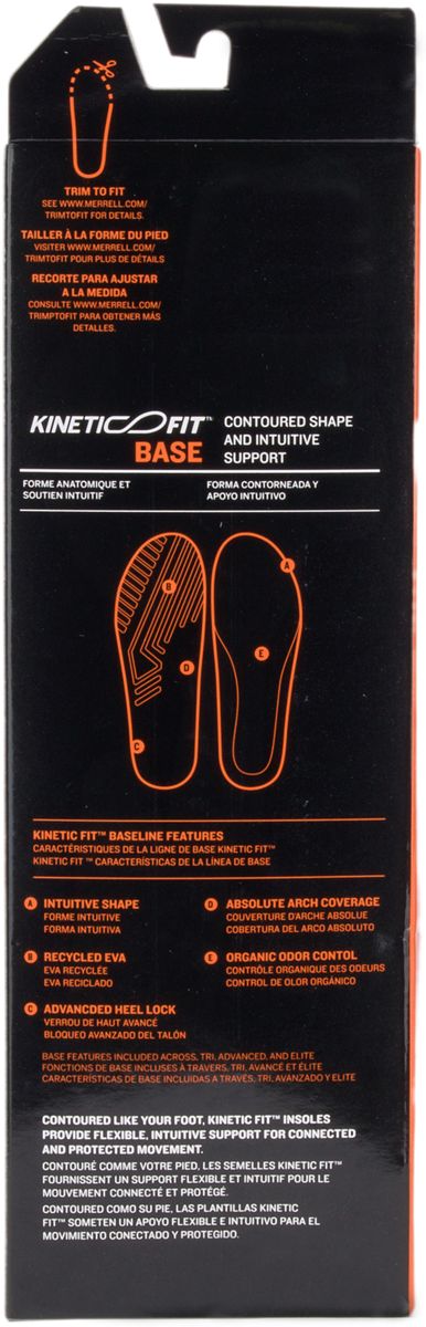Merrell-Men's Kinetic Fit Base Footbed Insoles